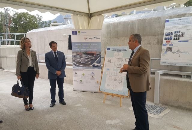 La Comunidad destina más de un millón de euros a mejorar la calidad del agua de la depuradora de Blanca - 1, Foto 1