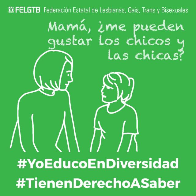 Exigen que se imparta educación en diversidad LGTBI de forma obligatoria - 1, Foto 1
