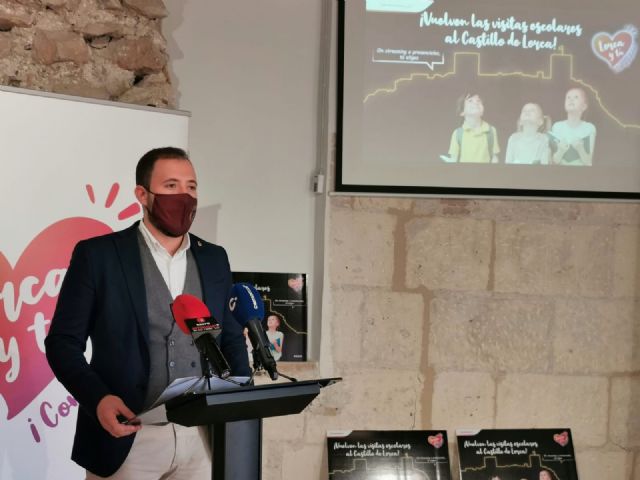 La concejalía de Turismo retoma las visitas escolares presenciales al castillo y al municipio de Lorca - 1, Foto 1