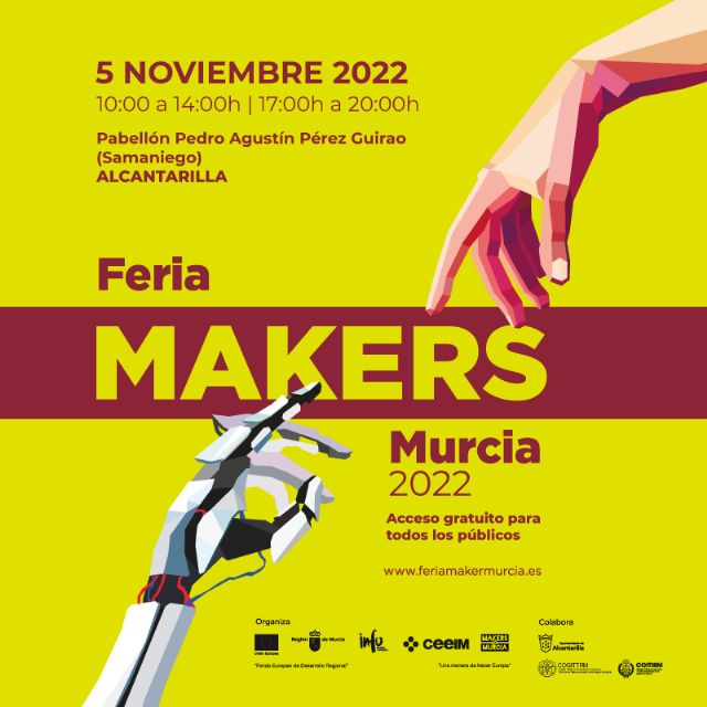 La Feria Maker de tecnología digital, realidad virtual, robótica e impresión 3D se celebra el sábado en Alcantarilla - 1, Foto 1