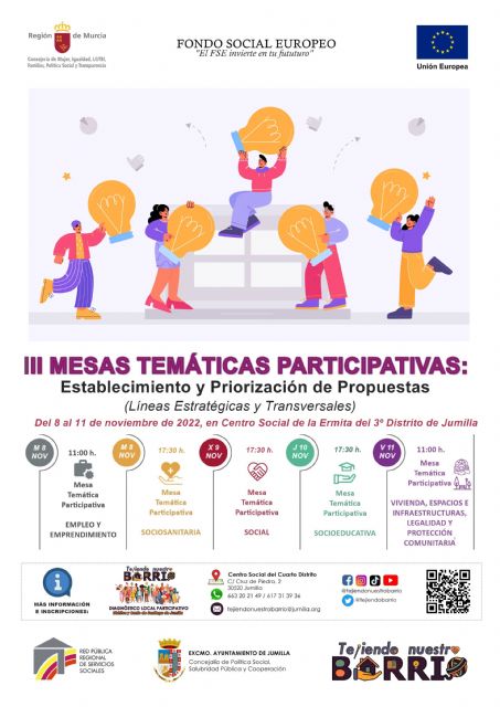 Terceras mesas Tejiendo Nuestro Barrio - 1, Foto 1