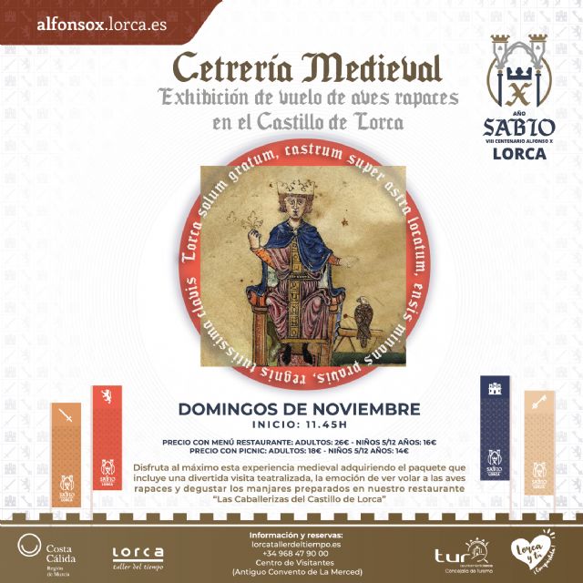 Cetrería Medieval en el Castillo de Lorca todos los domingos de noviembre - 4, Foto 4