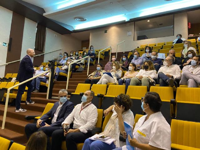 El gerente del Servicio Murciano de Salud mantiene un encuentro con los responsables de Atención Primaria del área de Lorca, Foto 1