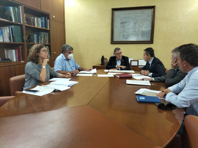 El presidente de la CHS mantiene un encuentro de trabajo con el alcalde de Lorquí - 1, Foto 1