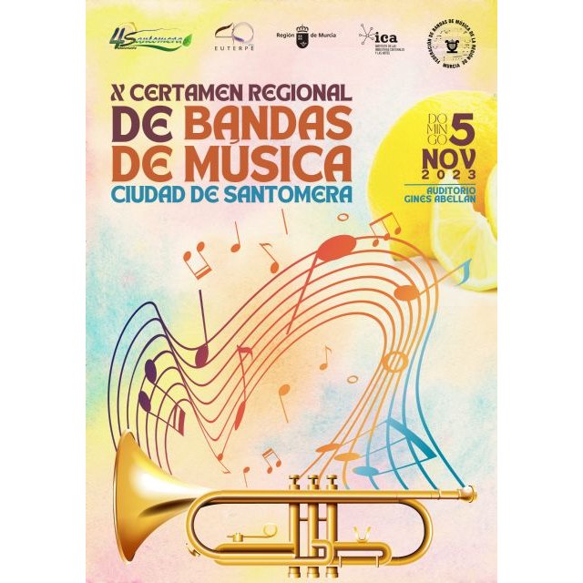 Santomera acoge este domingo el X Certamen Regional de Bandas de Música ´Ciudad de Santomera´, Foto 2
