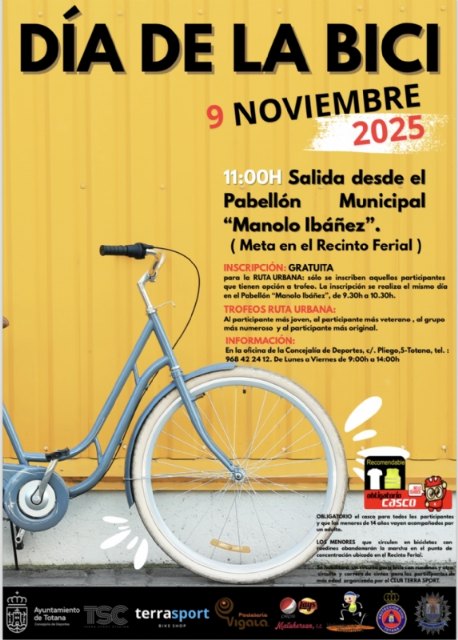 Totana celebra este domingo el tradicional Día de la Bici con actividades familiares, sorteos y novedades - 3, Foto 3