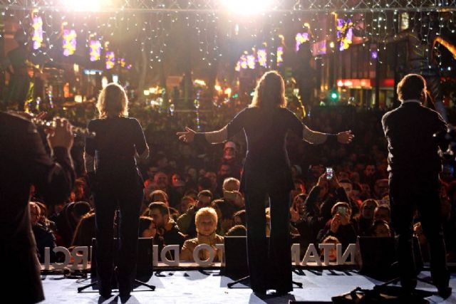 Más de 15.000 personas presenciaron el encendido del gran árbol de Navidad - 3, Foto 3