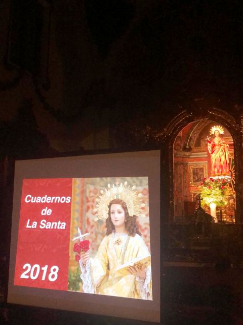 A new edition of "Cuadernos de La Santa" is presented in the Sanctuary of the Patron, Foto 3