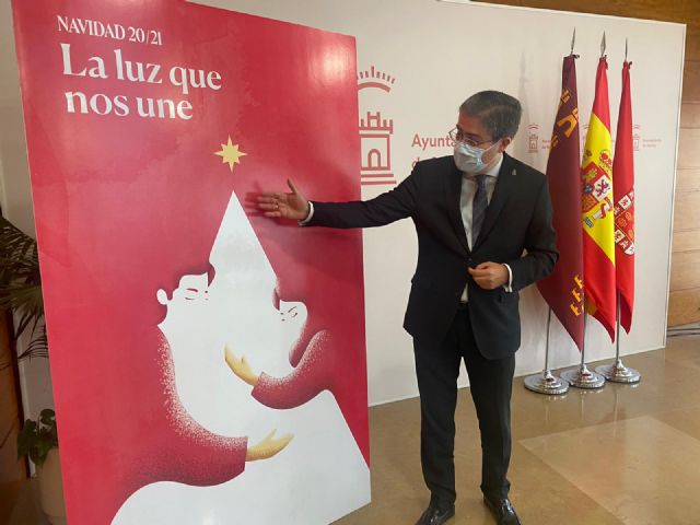 Un abrazo simbólico protagoniza el cartel de la Navidad 2020 en Murcia - 1, Foto 1
