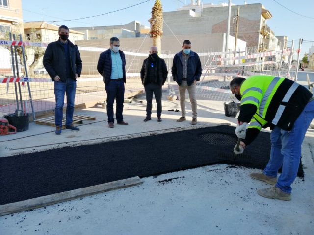 La Comunidad instala un nuevo colector de pluviales en el casco urbano de Librilla para evitar embalses de agua - 1, Foto 1