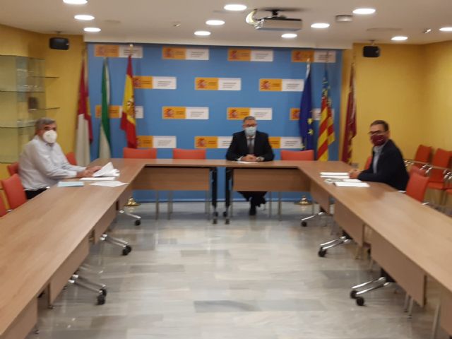 El presidente de la Confederación Hidrográfica del Segura ha mantenido un reunión de trabajo con el Alcalde de Lorca - 1, Foto 1