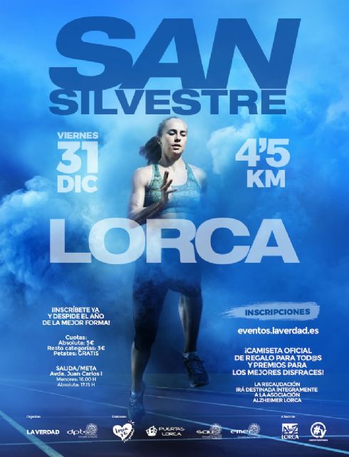 Vuelve la tradicional carrera popular ´San Silvestre Ciudad de Lorca´, el próximo 31 de diciembre, a beneficio de Alzheimer Lorca a través del #RetoYoSiPuedo - 2, Foto 2
