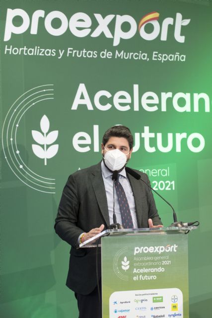 López Miras felicita al nuevo presidente de Proexport y señala los retos del sector que afrontaremos juntos - 1, Foto 1