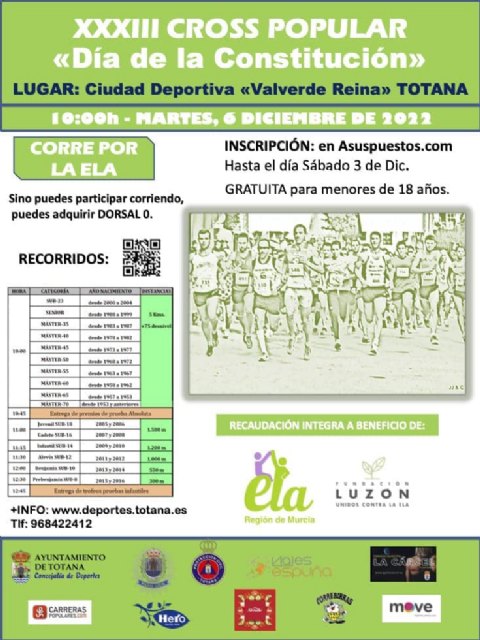 Corre por la ELA este 6 de diciembre en el 33º Cross Popular de Totana - 2, Foto 2