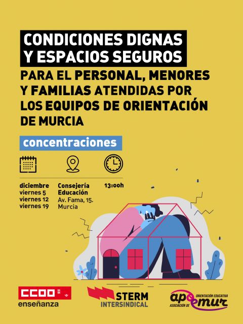 CCOO y STERM Intersindical anuncian movilizaciones para reclamar condiciones dignas y espacios seguros para los Equipos de Orientación - 1, Foto 1