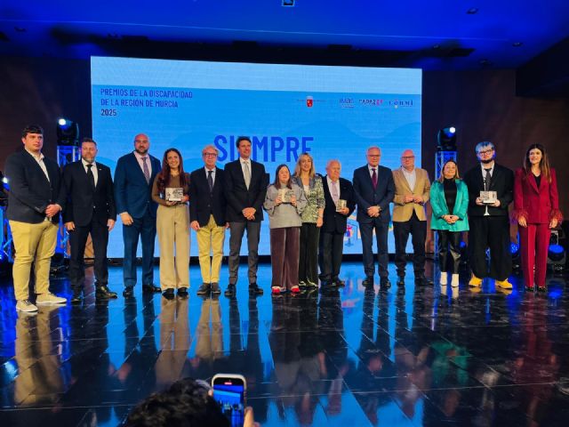 Molina de Segura acoge la entrega de los Premios de la Discapacidad Región de Murcia 2025 en un acto celebrado en el MUDEM - 3, Foto 3