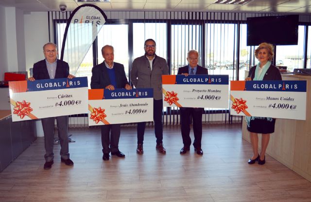 Global París refuerza su colaboración con los proyectos de Cáritas, Jesús Abandonado, Manos Unidas y Proyecto Hombre - 1, Foto 1
