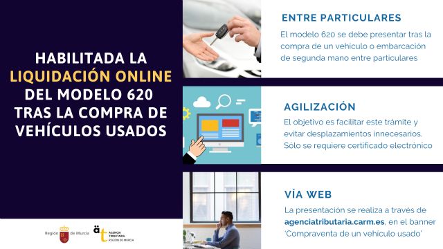 Ya puede presentarse ´online´ el impuesto de la compra de vehículos usados entre particulares - 1, Foto 1