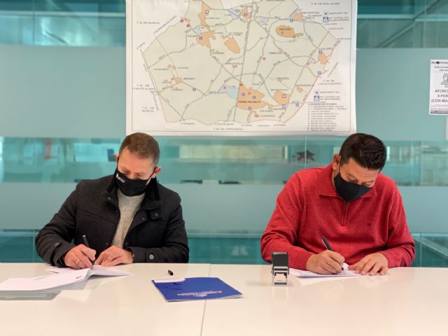 Ayuntamiento de Torre Pacheco y Comunidad de Regantes del Campo de Cartagena firman un convenio de colaboración - 1, Foto 1