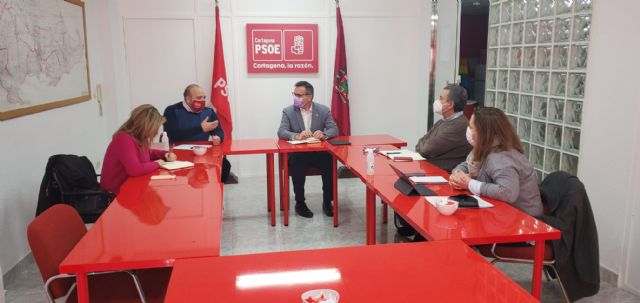 Manuel Torres y Pedro Saura se reúnen para planificar el trabajo de los próximos meses en los asuntos importantes de Cartagena - 2, Foto 2