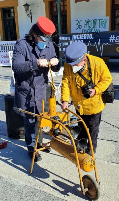 Las comarcas del sureste inician el Año Europeo del Ferrocarril 2021 exigiendo al Gobierno de España el tren Lorca Almanzora Baza Guadix - 2, Foto 2
