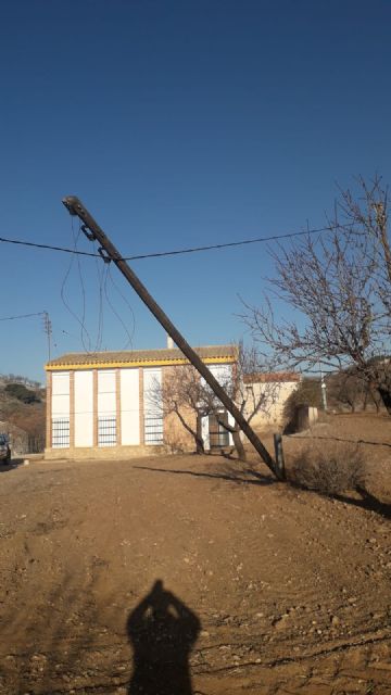 Los vecinos de Nogalte sufren otros dos robos de tendido eléctrico en su pedanía durante la pasada noche, con más de medio kilómetro de cable sustraído - 1, Foto 1