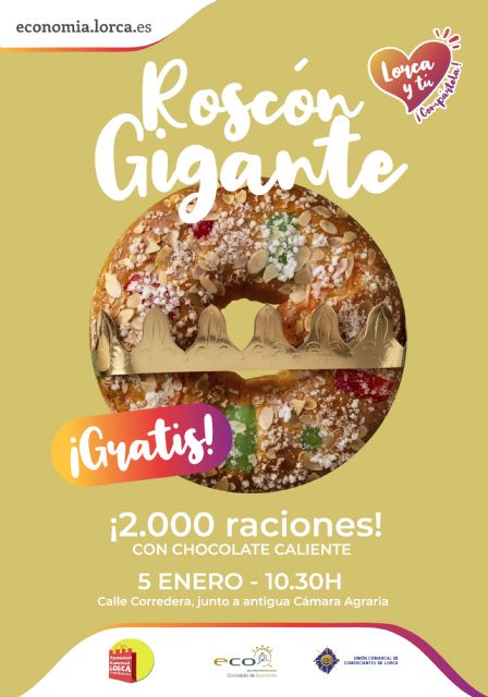 Un Roscón gigante de 2.000 raciones para recibir a los Reyes Magos en Lorca - 4, Foto 4