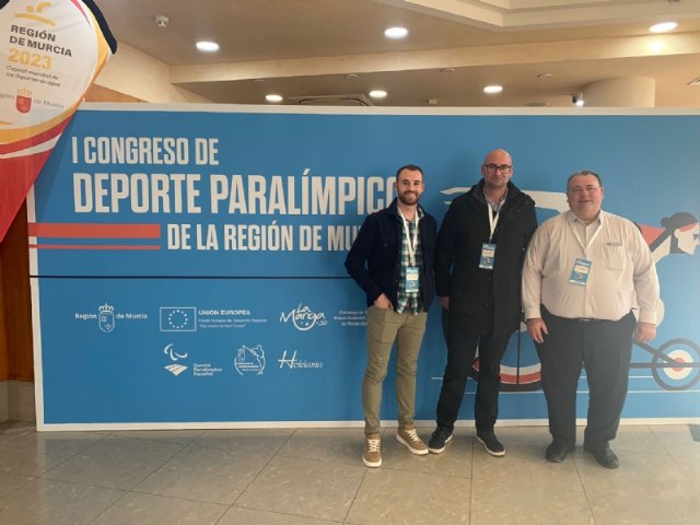 Alhama de Murcia presente en el I Congreso de Deporte Paralmpico de la Regin de Murcia, Foto 1