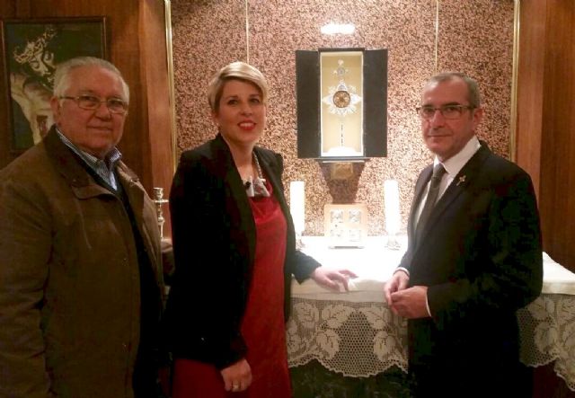 Noelia Arroyo visita la Cofradía del Santísimo Cristo del Perdón de Murcia - 2, Foto 2