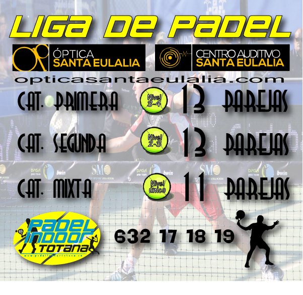 Arrancha la Liga de Padel Óptica Santa Eulalia 2016, Foto 1