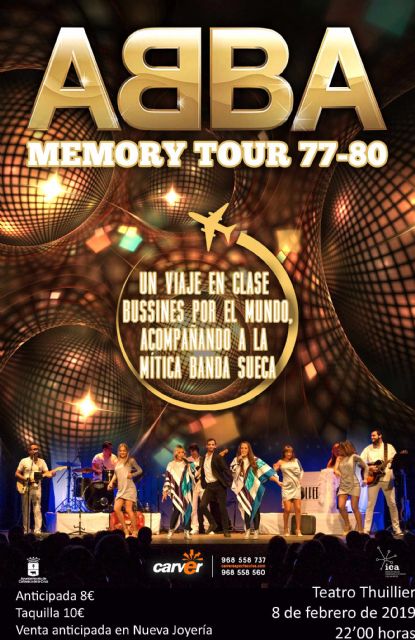 El tributo ´ABBA. Memory tours 77-80´ llega al teatro Thuillier de Caravaca este viernes - 1, Foto 1