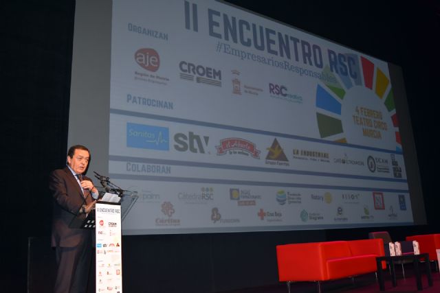 Más de 250 asistentes acuden al II Encuentro de RSC organizado por AJE Región de Murcia - 1, Foto 1
