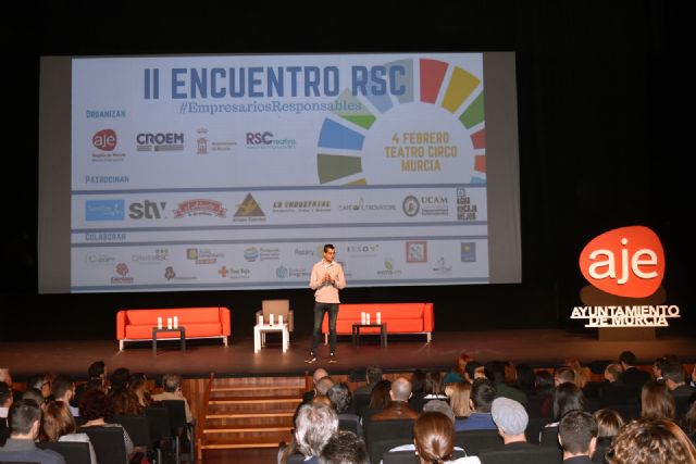 Más de 250 asistentes acuden al II Encuentro de RSC organizado por AJE Región de Murcia - 4, Foto 4