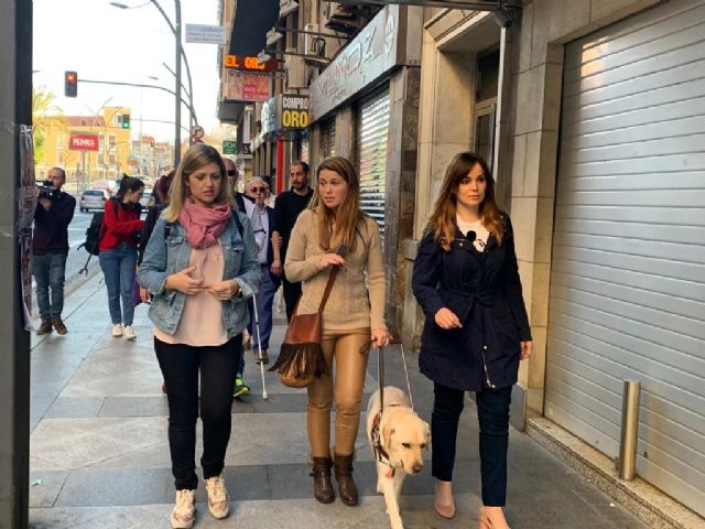 Discapacidad y Movilidad Sostenible colaboran para implantar el dispositivo passblue en zonas prioritarias de Murcia - 4, Foto 4