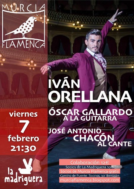 Iván Orellana en Murcia Flamenca viernes 7 de febrero a las 21.30 horas. - 1, Foto 1