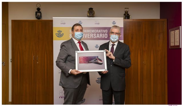 Correos emite un sello conmemorativo del 80 aniversario de Renfe - 1, Foto 1