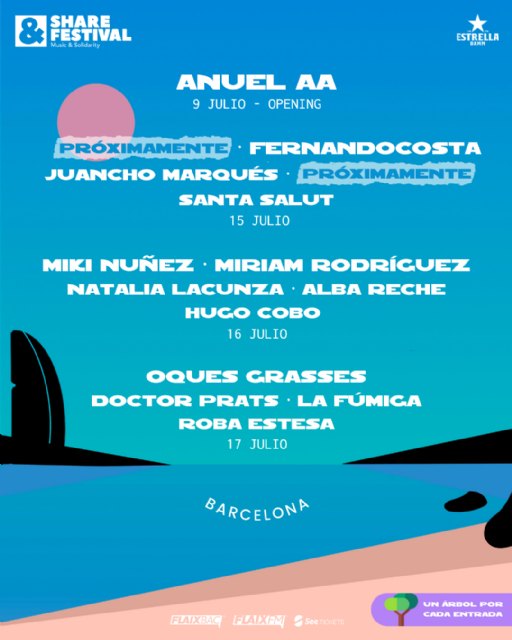 SHARE FESTIVAL presenta el CARTEL DE ARTISTAS de su 4a edición, 2022 - 1, Foto 1