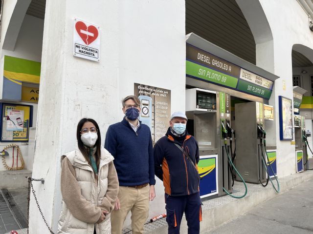 La gasolinera de Anibal se suma a la campaña No a la violencia machista - 1, Foto 1