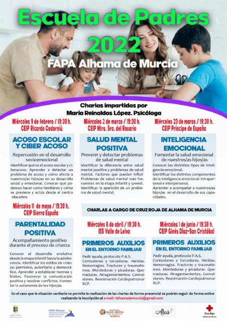 FAPA inicia la Escuela de Padres 2022 con nuevas charlas, Foto 1