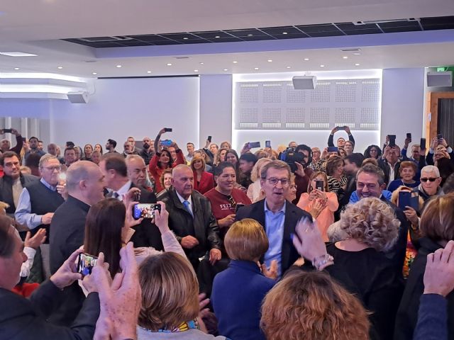 En el acto de presentación este viernes del candidato popular a la alcaldía de Alcantarilla Joaquín Buendía - 3, Foto 3