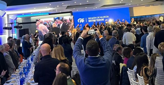 En el acto de presentación este viernes del candidato popular a la alcaldía de Alcantarilla Joaquín Buendía - 5, Foto 5