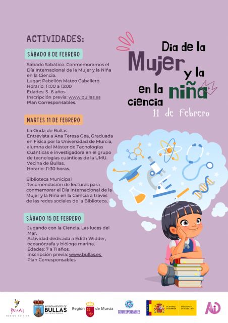 Bullas celebra el Día Internacional de la Mujer y la Niña en la Ciencia con diversas actividades - 1, Foto 1