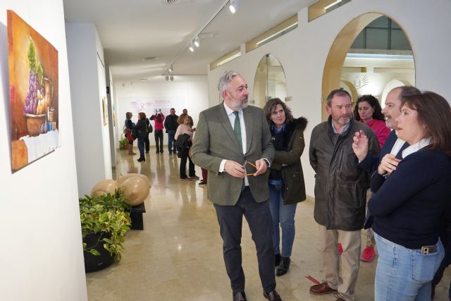 Santomera acoge la exposición solidaria 'Pinceladas de vida' a beneficio de la Junta Local de la AECC - 2, Foto 2