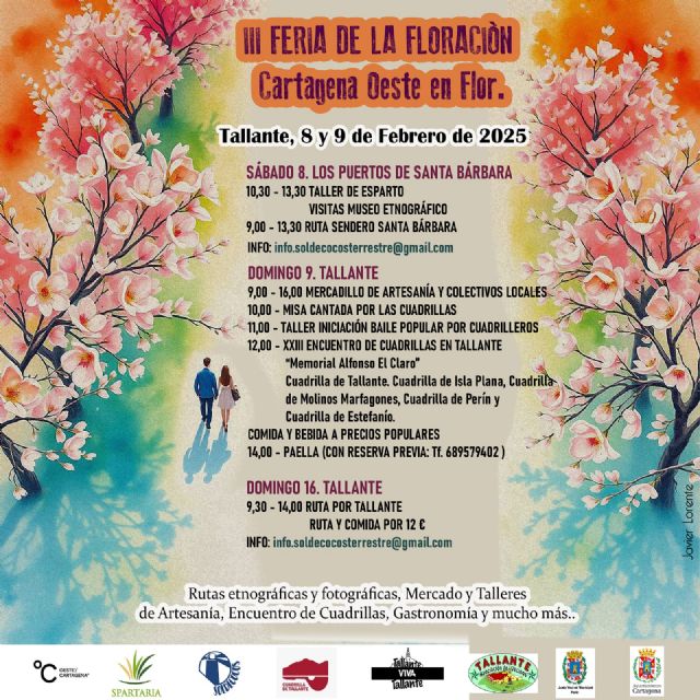 La convivencia, hermandad vecinal y ´cuadrilleo´ se darán cita en la III Feria de la Floración ´Cartagena Oeste en Flor´ - 2, Foto 2