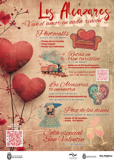 El Ayuntamiento de Los Alcázares invita a vivir el amor en cada rincón del municipio por San Valentín - 5, Foto 5