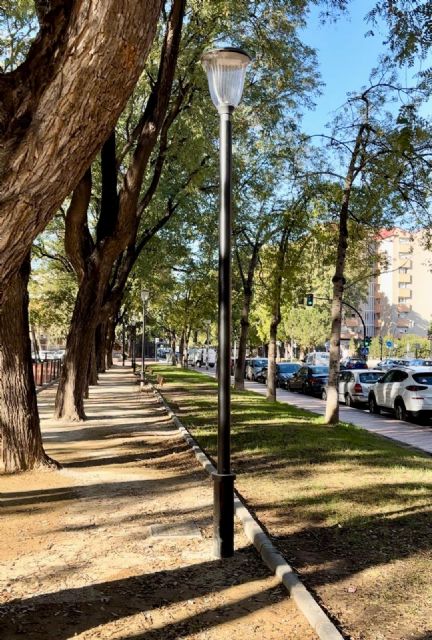 El Ayuntamiento de Murcia renueva 255 puntos de luz en el Infante que reducirán en 750 toneladas las emisiones de CO2 - 1, Foto 1