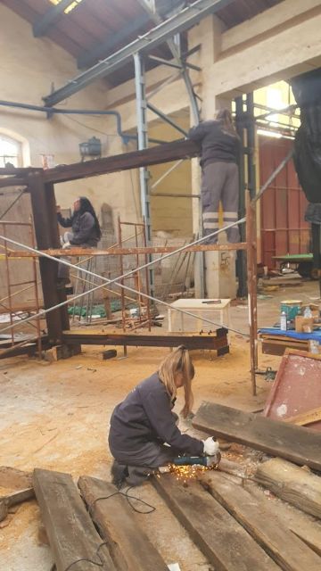 La Unión embellece su entrada norte con un homenaje al legado minero gracias al programa - 4, Foto 4