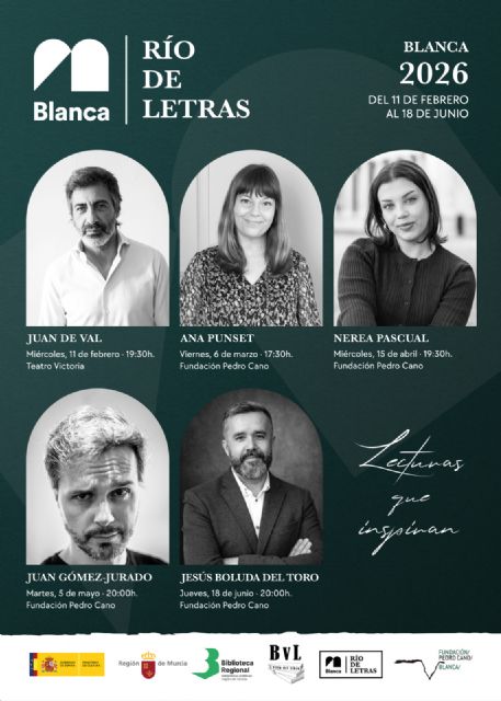 Blanca abre sus puertas a algunos de los autores más influyentes y mediáticos del panorama actual en una nueva edición de Río de Letras - 2, Foto 2