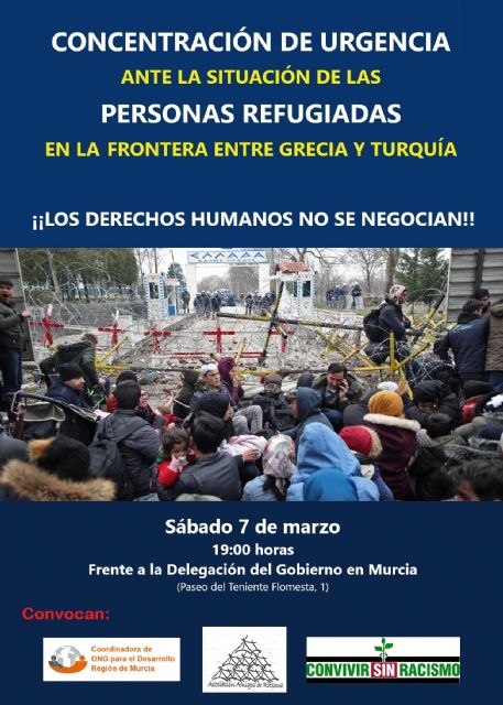 La Coordinadora murciana de ONGD considera muy grave la suspensión de la Convención de Ginebra por parte de Grecia - 1, Foto 1