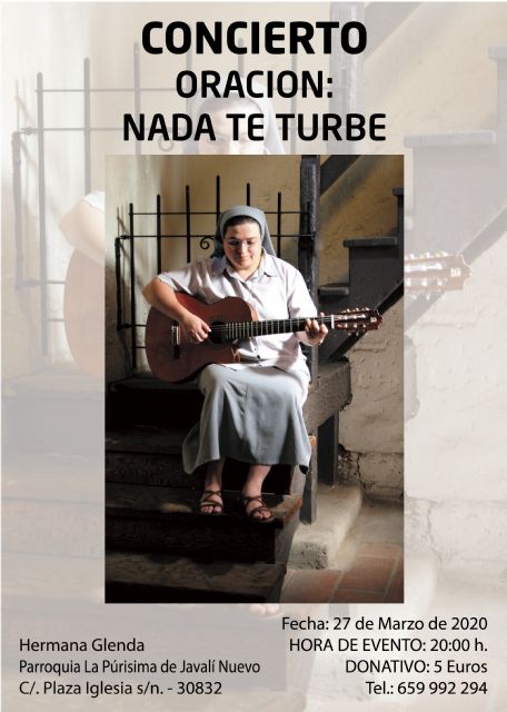 Concierto de la hermana Glenda para restaurar La Purísima de Javalí Nuevo - 1, Foto 1